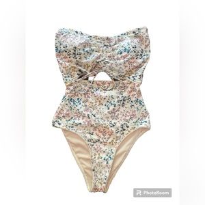 Peony Swimwear-UK size 8- Floral One Piece